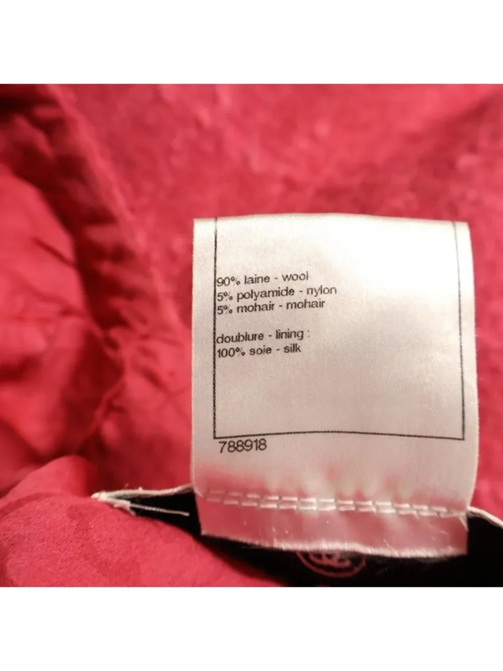 Chanel Coco Buttons Collarless Jacket Pink 38